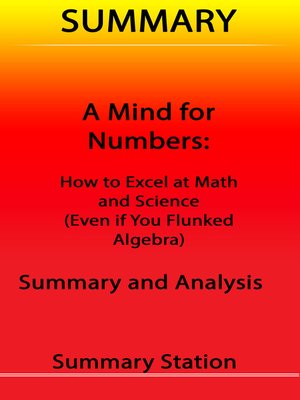 cover image of A Mind for Numbers / Summary